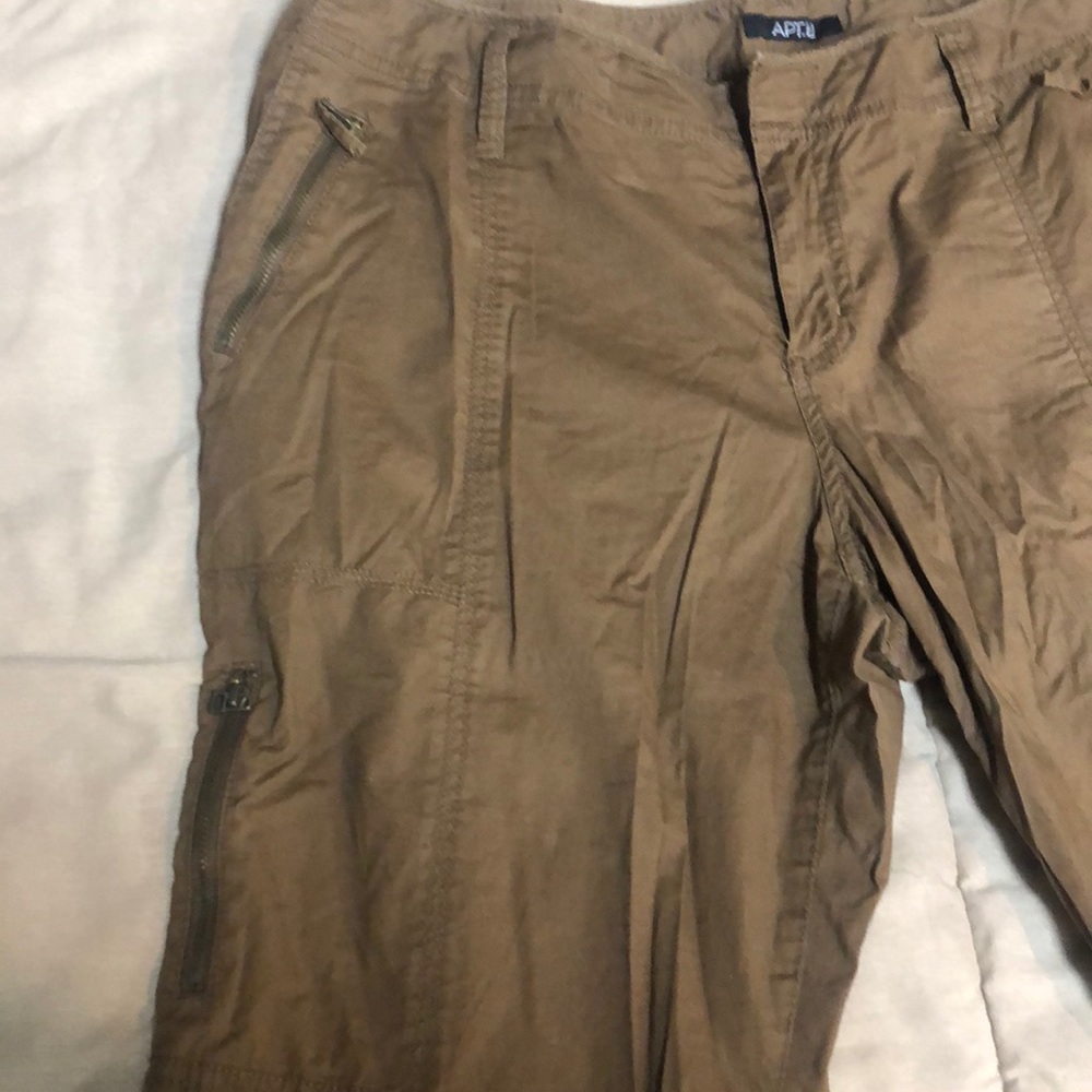 7 pockets Apt 9 sz 16 brown pants - Picture 4 of 8